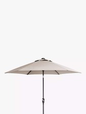 KETTLER Wind-Up Garden Parasol 2.5m Stone Taupe