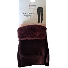 Velvet Plush Burgundy Faux Fur