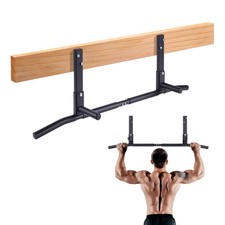 Joist Mount Pull Up Bar, Ceiling Mounted Chin Up Bar for Home Gym, Crossfit, ...