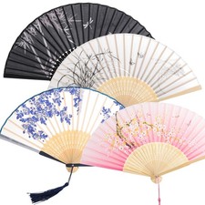 4 Pcs Handheld Folding Fan
