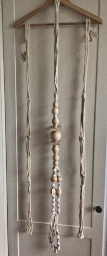 Macrame pot plant hangers - pot,