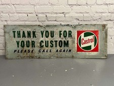 Huge Vintage Castrol 'Thankyou