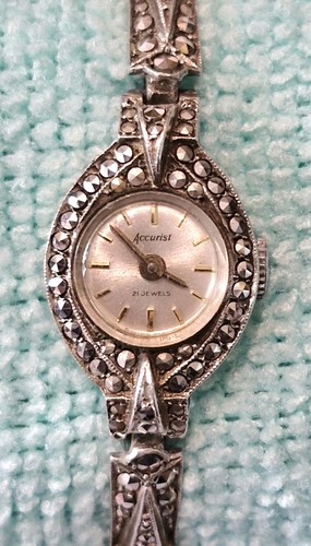 Vintage accurist silver - silver, ladies