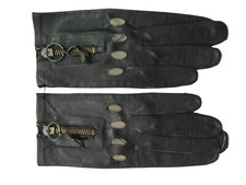 Vintage 1960s black leather