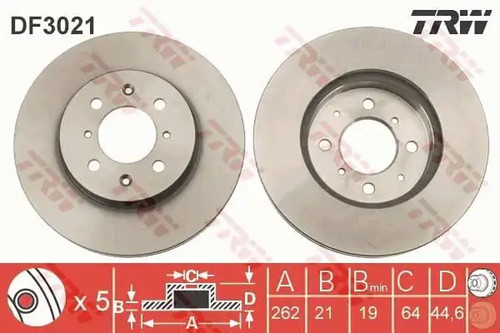 Brake disc vented - disc,