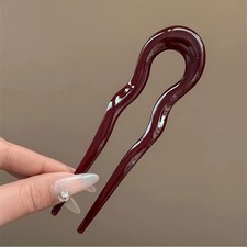 Women U Shaped Hairpin French Style Hair Pin Hair Stick Hair Fork Stick Pins NEW