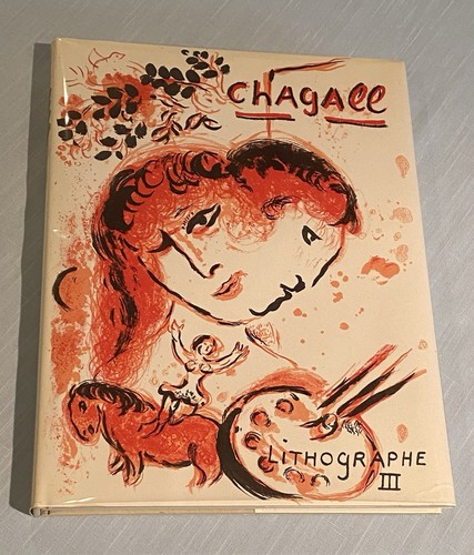 Chagall lithograph iii book - chagall,