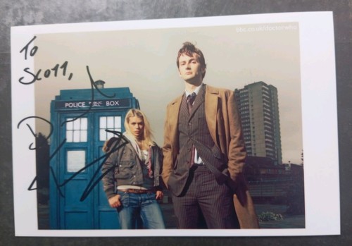 David tennant signed doctor - david,