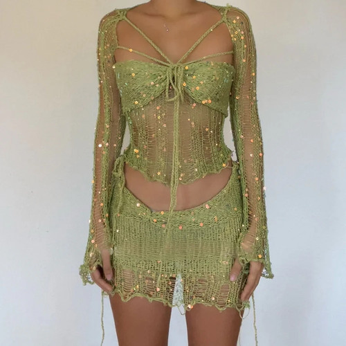 Fox sweaters ripped crochet - fox,