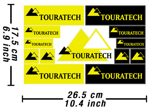 Touratech box decals - touratech,