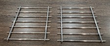 Pair of Metal  chrome plated Trivets 25 X 25cm Pre Owned