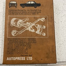 Vauxhall Viva HB Autobooks manual 1966-1970