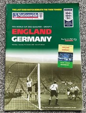 England v West Germany 2000/01 World Cup Qual - Last ever game at Wembley 