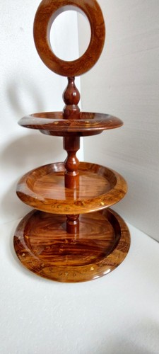 Tier wooden cupcake stand - tier,