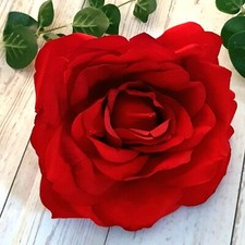 Large Velvet Red Rose