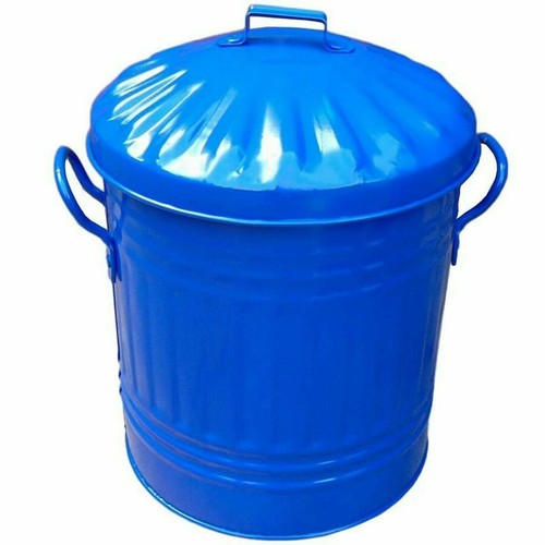 Galvanised metal bin home - metal,