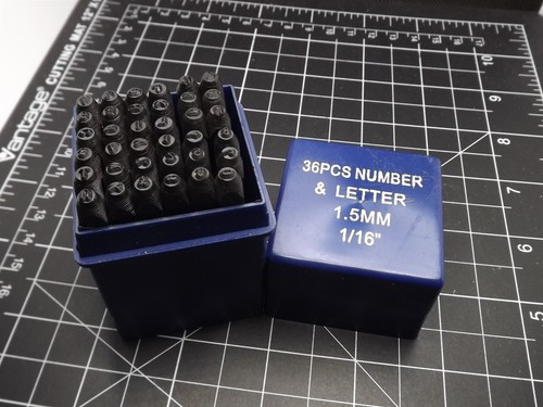 5mm letter number punch - number,