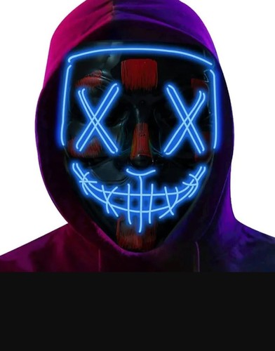 Led purge mask - halloween, fancy