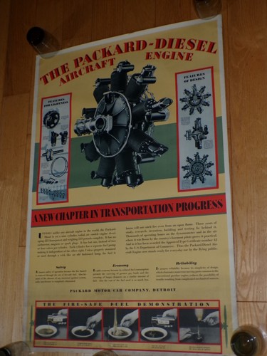 Packard diesel aircraft - packard-diesel,