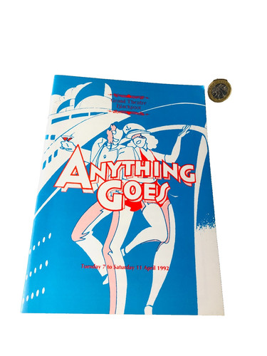 Theatre programme anything - programme,