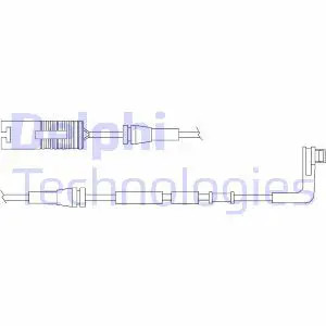Brake pad wear sensor disc - pad,