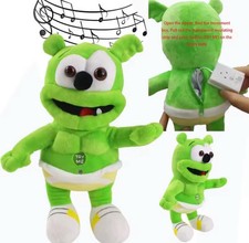 Singing Gummy Bear Plush Toys Music Voice Gummy Stuffed Dolls