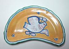 SOLIMENE Pottery DOVE DISH /