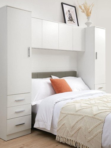 Panama overbed wardrobe white - panama,