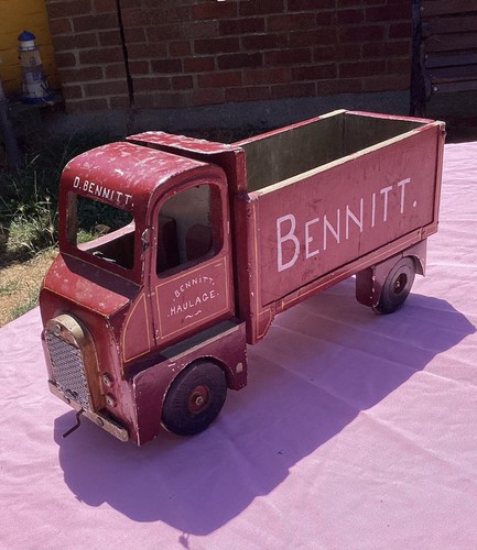 Vintage metal wood - metal/wood, toy