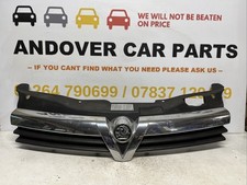 Vauxhall Astra H Front Grill & Badge Centre Chrome Grille 2004 MK5 OEM 13108471