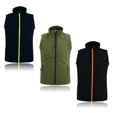 Mens Gillet Jacket Softshell Outdoor Fleece Lined Work Golf Casual Summer Jacket