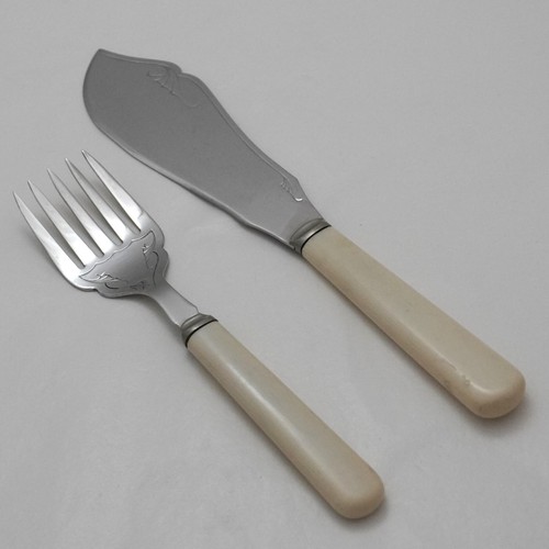 Vintage bone effect handle - effect,
