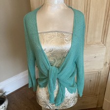 Mia Moda Aqua Cardigan Size M