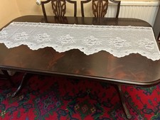 Vintage White Lace Net Cafe