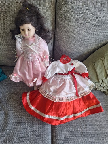 Porcelain 16inch doll - porcelain,