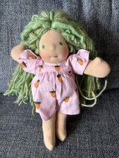 Bamboletta  Piccolina Doll green haired Waldorf Doll Excellent Condition