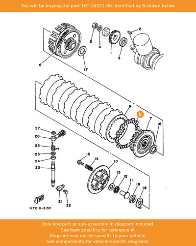 Yamaha plate friction - plate,,