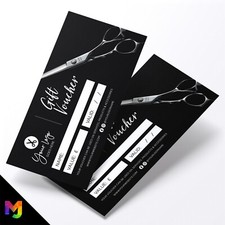 Custom Printed Business Gift Vouchers | Hairdresser Salon Business Women 03