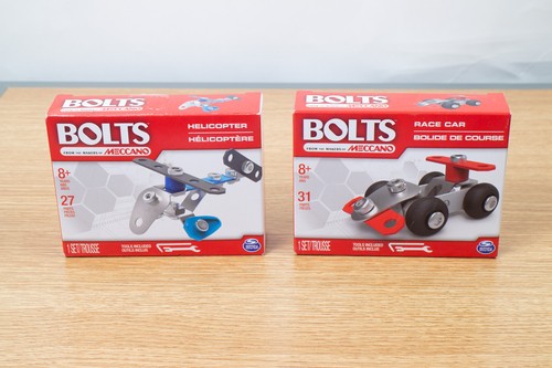 Meccano bolts race car - race,
