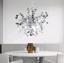 Nordic LED Stainless Steel Pendant Lamp Indoor Dcora Bedroom LED Chandelier Ligh