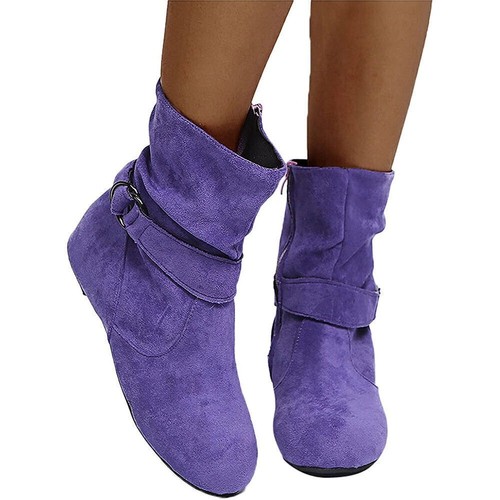 Ladies womens flat ankle - ladies,