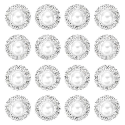 16pcs rhinestone faux - rhinestone, pearl