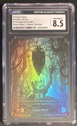 Kryptik tcg corpse - corpse, heist