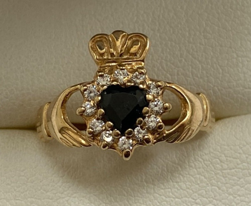 Vintage 9ct gold - vintage, sapphire