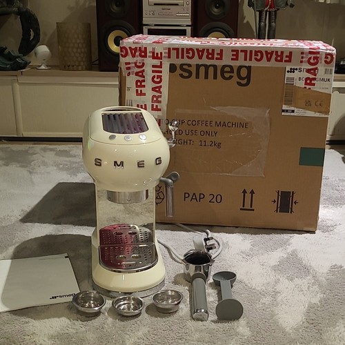 Smeg ecf02 cream espresso - smeg,