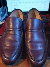 VINTAGE Grenson gallants  Ox Blood leather loafers   curtain front  Men's UK  9