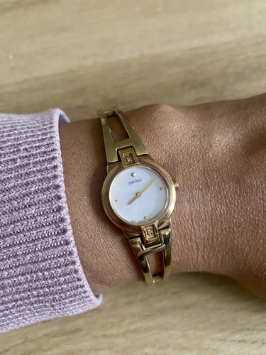 Seiko gold plated - gold-plated, stainless