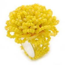 Large Flower Stretch Ring with