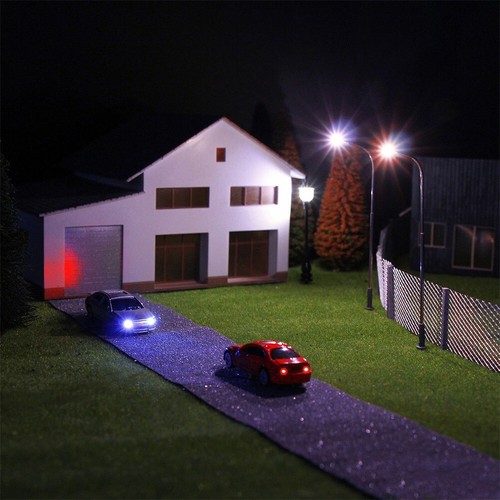 Scale car with led lighted - with,