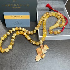 Natural Amber Misbaha Tasbih